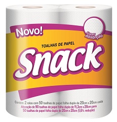 papel toalha snack
