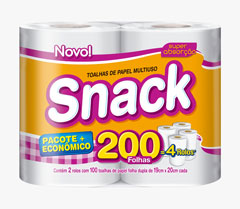 papel toalha snack 200F